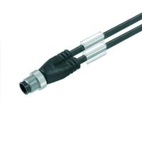 Weidmüller 9457490100 Sensor/actuator connector, geassembleerd M12 Aantal polen (sensoren): 3 Stekker, recht 1.00 m 1 stuk(s)