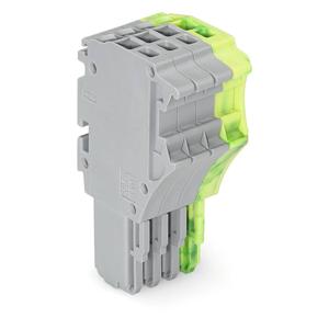 WAGO 2020-104/000-036 Connector, female Grijs, Groen, Geel 50 stuk(s)