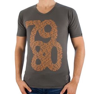 Pouchain - 79-80 V-neck T-shirt - Grijs