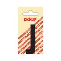 Deco letter j nobel zwart 60 mm Pickup - Pickup