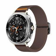 Nylon Loop bandje - Donkerpaars - Samsung Galaxy Watch 8 Classic - 46mm Nylon Loop bandje - Donkerpaars - Samsung Galaxy Watch 8 Classic - 46mm