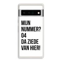 Da ziede van hier: Google Pixel 6 Pro Transparant Hoesje