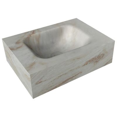 Fontein Vrijhangend Mondiaz EDEN Solid Surface 40 x 12 x 23 cm Frappe Fontein Vrijhangend Mondiaz EDEN Solid Surface 40 x 12 x 23 cm Frappe