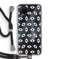 Eyes pattern: Huawei P40 Lite Transparant Hoesje met koord