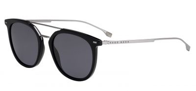 Hugo Boss zonnebril 1013/S 807/IR heren 56 mm zwart/grijs Hugo Boss zonnebril 1013/S 807/IR heren 56 mm zwart/grijs