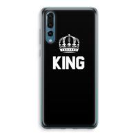 King zwart: Huawei P20 Pro Transparant Hoesje - thumbnail