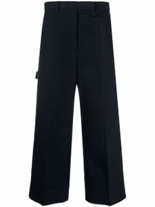 Thom Browne pantalon droit à coupe courte - Bleu