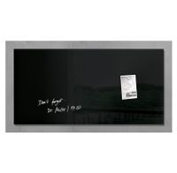 Glasbord Sigel magnetisch 910x460x15mm zwart