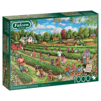 Strawberry Picking Puzzel 1000 Stukjes