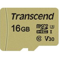 Transcend 16GB UHS-I U3 16GB MicroSDXC UHS-I Klasse 10 flashgeheugen - thumbnail