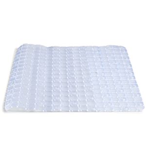 Anti-slip badkamer douche/bad mat transparant PVC 50 x 50 cm