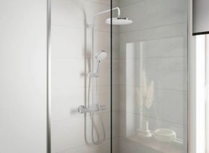 Hansgrohe Vernis Shape opbouw regendouche met ronde hoofddouche chroom