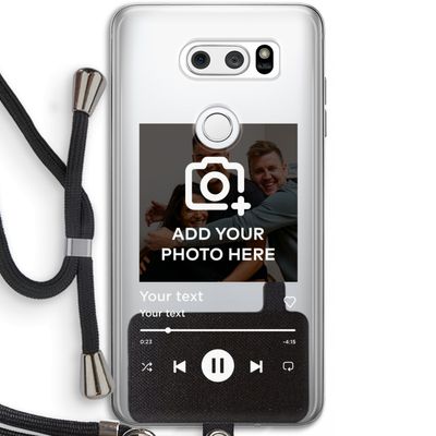 Music Player: LG V30 Transparant Hoesje met koord