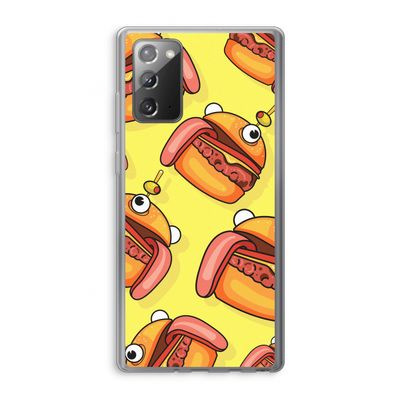 Hamburger: Samsung Galaxy Note 20 / Note 20 5G Transparant Hoesje