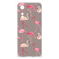 OPPO A78 5G | A58 5G TPU Hoesje Flamingo