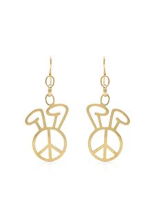 Natasha Zinko boucles d'oreilles à motif symbole de la paix