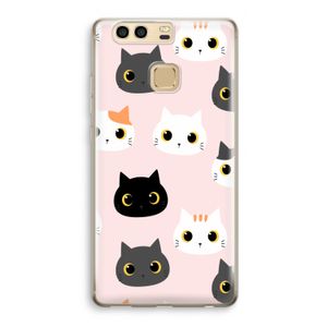 Katten: Huawei P9 Transparant Hoesje