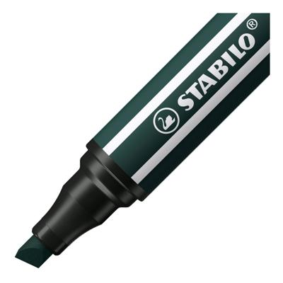 STABILO pen 68 max viltstift met dikke beitelpunt aardegroen