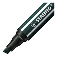 STABILO pen 68 max viltstift met dikke beitelpunt aardegroen
