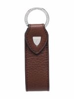 Aspinal Of London porte-clés à effet grainé - Marron Aspinal Of London porte-clés à effet grainé - Marron