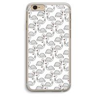Zwanen: iPhone 6 Plus / 6S Plus Transparant Hoesje