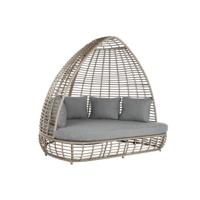 Tuinbank Home ESPRIT Donker grijs 198 x 168 x 168 cm
