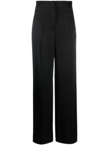 Alberta Ferretti pantalon droit à taille haute - Noir