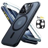 iPhone 15 Pro Max Classic Pro Case (HaloLock) Set - Frosted Dark Blue iPhone 15 Pro Max Classic Pro Case (HaloLock) Set - Frosted Dark Blue