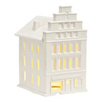 Wurm Lichthaus Weitkamp Stuhlmacher Münster van porselein, wit (B/H/D) 13x20x15cm