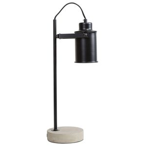 Beliani MUNDAKA - Bureaulamp-Zwart-Metaal