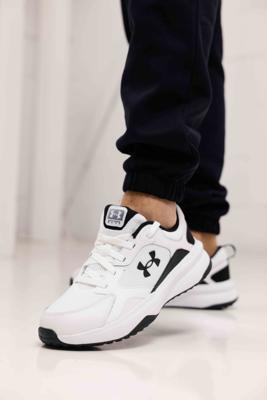 Under Armour Charged Edge Sneakers Heren Wit/Zwart - Maat 40.5 - Kleur: WitZwart | Soccerfanshop