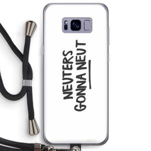 Neuters: Samsung Galaxy S8 Plus Transparant Hoesje met koord