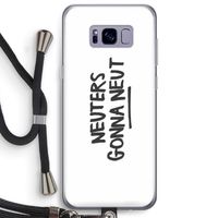 Neuters: Samsung Galaxy S8 Plus Transparant Hoesje met koord
