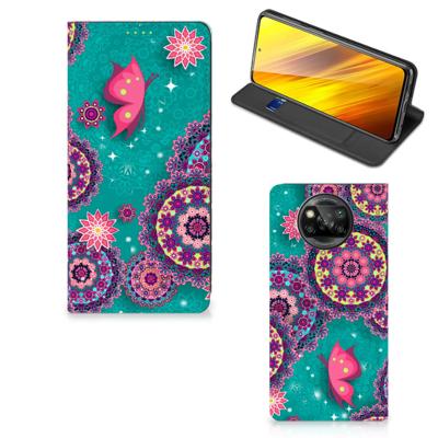Xiaomi Poco X3 Pro | Poco X3 | Bookcase | Cirkels en Vlinders