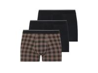 esmara Men 3 Heren boxers (Zwart/bruin, L)