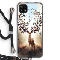 Seasons Change: Samsung Galaxy A22 5G Transparant Hoesje met koord