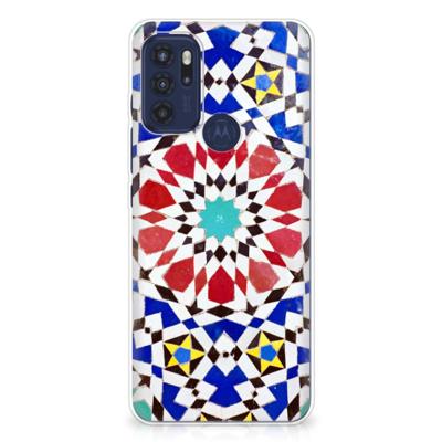 Motorola Moto G60s | TPU | Siliconen hoesje | Mozaïek