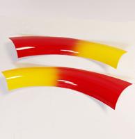 Wurlitzer 1100 Rood En Geel Plastic Bogen (Paar) Wurlitzer 1100 Rood En Geel Plastic Bogen (Paar)
