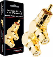 Audioquest Splitter Hard RCA Splitter M RCA-> 2x F RCA