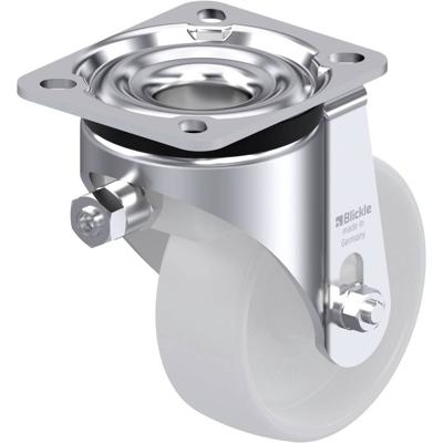 Blickle HRLK-PO 100G-VS Plaatstalen nivelleerwiel Wieldiameter: 100 mm Draagvermogen (max.): 280 kg 1 stuk(s)