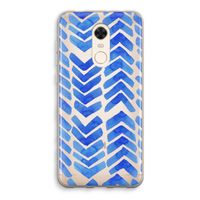 Blauwe pijlen: Xiaomi Redmi 5 Transparant Hoesje