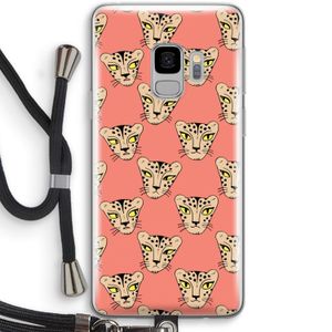 Tijger: Samsung Galaxy S9 Transparant Hoesje met koord