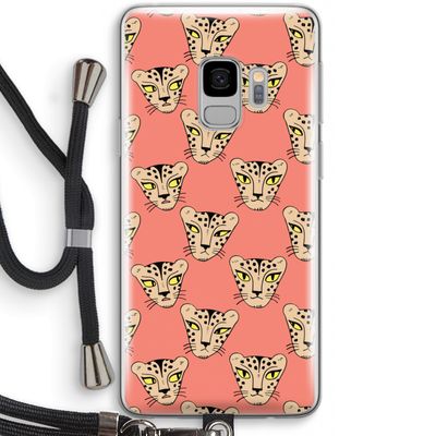 Tijger: Samsung Galaxy S9 Transparant Hoesje met koord