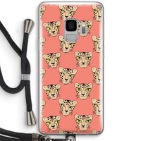 Tijger: Samsung Galaxy S9 Transparant Hoesje met koord