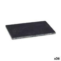 Snackdienblad Kinvara Zwart 10 x 0,5 x 15 cm 15 x 0,5 x 10 cm (36 Stuks)