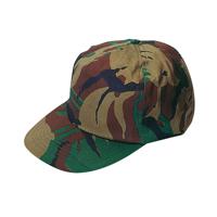 Leger cap/pet met camouflage print - groen - volwassenen - Soldaten verkleedkleding petjes