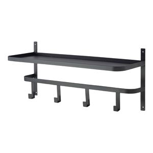 LOFT42 Shelf Kapstok - Zwart – Metaal – 4 haken