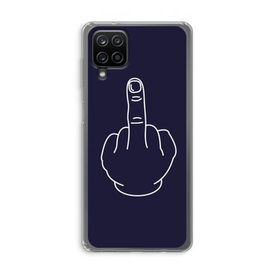 F**k U: Samsung Galaxy A12 Transparant Hoesje