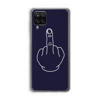 F**k U: Samsung Galaxy A12 Transparant Hoesje