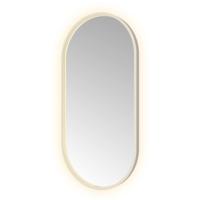 Hotbath &More Mirrors Oval LED Badkamerspiegel - Ovaal - 100 x 50 cm - RVS 316